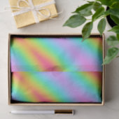 Wild Blurred Rainbow Design Seidenpapier (Geschenk)