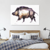 Wild Boar 1999 Leinwanddruck (Insitu (Schlafzimmer))