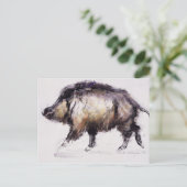 Wild Boar 1999 Postkarte (Stehend Vorderseite)