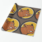 Wild Boar Geschenkpapier (Ungerollt)