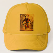 "Wild Boar Goku: High-Tech-Fusion-Cap der Fitness" Truckerkappe (Vorderseite)