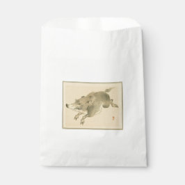 Wild Boar (japanische Kunst) (von Kono Bairei) Geschenktütchen