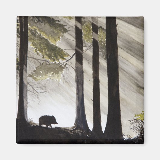 Wild Boar Magnet (Vorne)