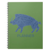 Wild Boar mit Runen Notizblock (Vorderseite)