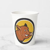Wild Boar Pappbecher (Vorderseite)