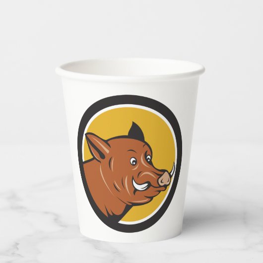 Wild Boar Pappbecher (Vorderseite)