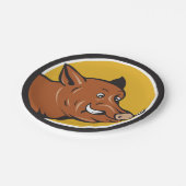 Wild Boar Pappteller (Schrägansicht)