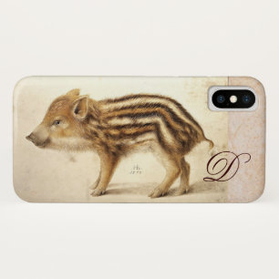WILD BOAR PIGLET Gezeichnet Monogramm Case-Mate iPhone Hülle