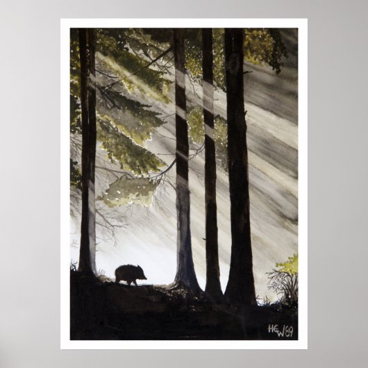 Wild Boar Poster (Vorne)