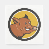 Wild Boar Serviette (Vorderseite)