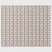 Wild Boar Stripe Geschenkpapier (Flach)