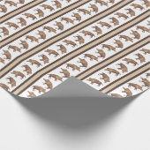 Wild Boar Stripe Geschenkpapier (Ecke)