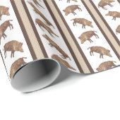 Wild Boar Stripe Geschenkpapier (Rolleneckpunkt)