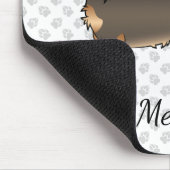 Wild Boar Wire Dackel Cartoon Dog & Name Mousepad (Ecke)