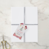 Wild Boho Birthday Vielen Dank für Ihre Unterstütz Geschenkanhänger (Mit Garn)