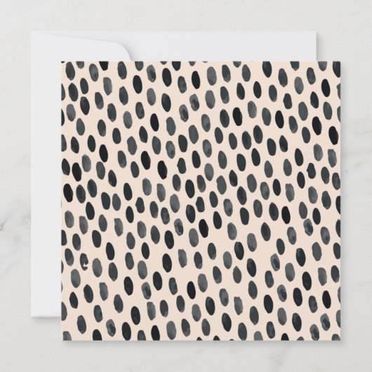 Wild Boho Geburtstagsparty Einladung (Rückseite)