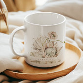 Wild Boho Protea Pampas Grass Floral Personalisier Kaffeetasse