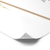 Wild Boho Protea Pampas Grass Wedding Willkommen Poster (Ecke)