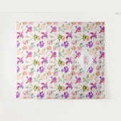 Wild Botanical Maximalism Photocall Dropback Wandteppich (Vorderseite (Horizontal))