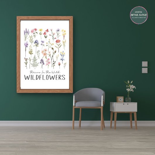 Wild | Botanische Wildblumen Poster