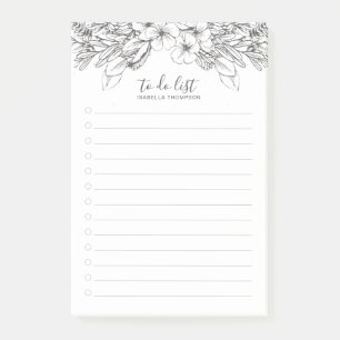 Wild Bouquet Botanische Post-It-Notes Post-it Klebezettel