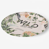 Wild Bride | DschungelBrautparty Pappteller (Schrägansicht)