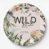 Wild Bride | DschungelBrautparty Pappteller (Vorderseite)