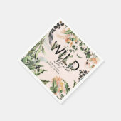 Wild Bride | DschungelBrautparty Serviette (Ecke)