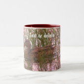 Wild Brown Duck Nature Personalisiert Zweifarbige Tasse (Mittel)