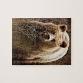 Wild Brown Grizzly Bär - Wildnis Puzzle (Horizontal)