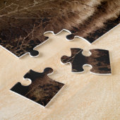 Wild Brown Grizzly Bär - Wildnis Puzzle (Seite)