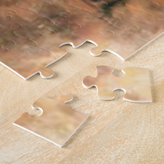 Wild Brown Howling Wolves Puzzle (Seite)