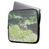 Wild Bunny Laptop Sleeve (Vorderseite Links)