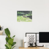 Wild Bunny Print Poster (Heimbüro)