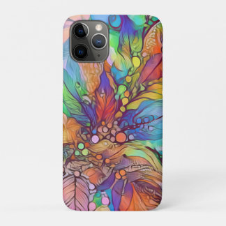 Wild bunte surreale Blätter-Tangle-Kunst Case-Mate iPhone Hülle