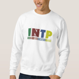 Wild buntes INTP Sweatshirt; Myers-Briggs Art Sweatshirt
