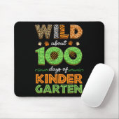 Wild ca. 100 Tage Kindergarten 100. Mousepad (Mit Mouse)