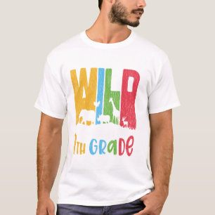 Wild ca. 7. Klasse Back School 1. Schultag T-Shirt
