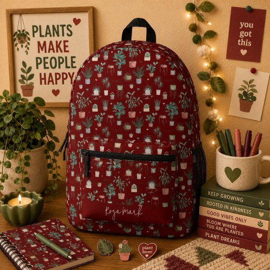 Wild Cactus Pattern bedruckter Backpack Rucksack