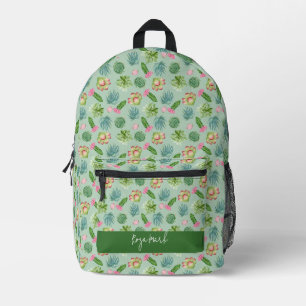 Wild Cactus Pattern Bedruckter Rucksack
