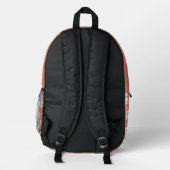 Wild Cactus Pattern Bedruckter Rucksack (Rückseite)