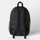 Wild Cactus Pattern Bedruckter Rucksack (Rückseite)