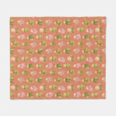 Wild Cactus Pattern Fleecedecke (Vorderseite (Horizontal))