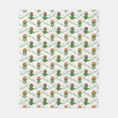 Wild Cactus Pattern Fleecedecke (Vorderseite)