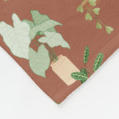 Wild Cactus Pattern Fleecedecke (Ecke)