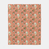 Wild Cactus Pattern Fleecedecke (Vorderseite)