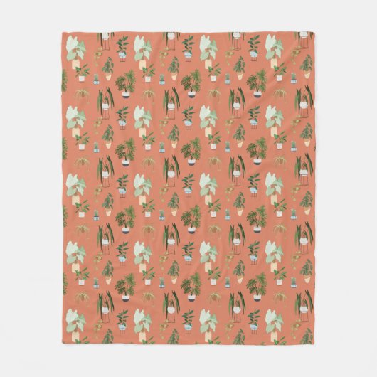 Wild Cactus Pattern Fleecedecke (Vorderseite)