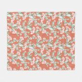 Wild Cactus Pattern Fleecedecke (Vorderseite (Horizontal))