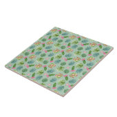 Wild Cactus Pattern Fliese (Seite)