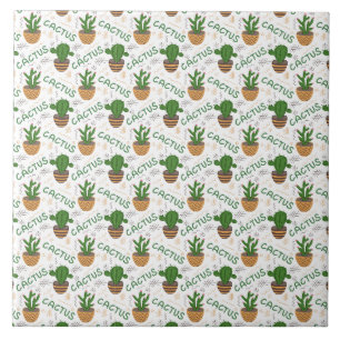 Wild Cactus Pattern Fliese
